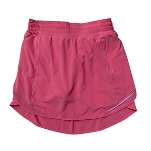 Lululemon Hotty Hot High-Rise Skirt Long Raspberry Cream Size 6